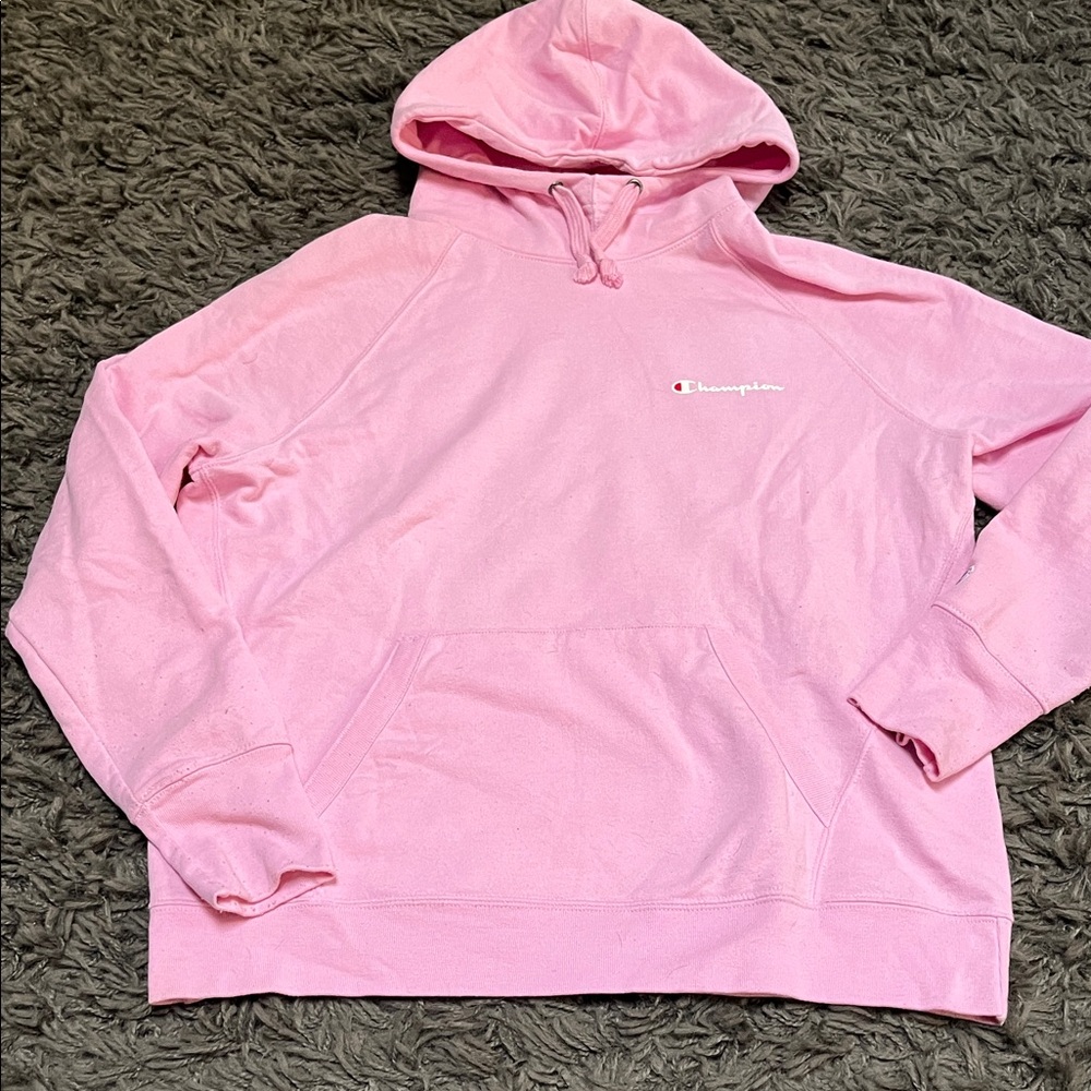 Champion Light Pink Pullover Hoodie